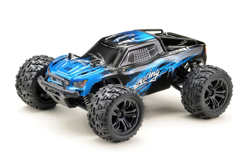 1:14 4WD High-Speed Truck RACING black/blue RTR – RC Buggies