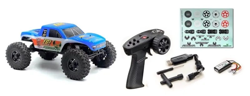 Absima CR18P 1:18 Brushless Rock Racer "The GOAT" (Blue) RTR – 1/18th