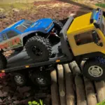 1:18 CR-18P Tow Truck ARKTOS 6x6 blue RTR – RC Trucks