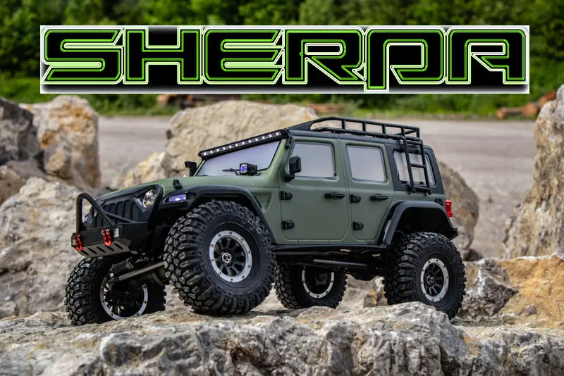 1:10 EP Crawler CR3.4 "SHERPA" OLIVE RTR – RC Crawlers