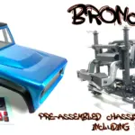 1:10 EP Crawler CR3.4 Pre-assembled Chassis incl. Body "Bronco Style" Blue – RC Crawlers