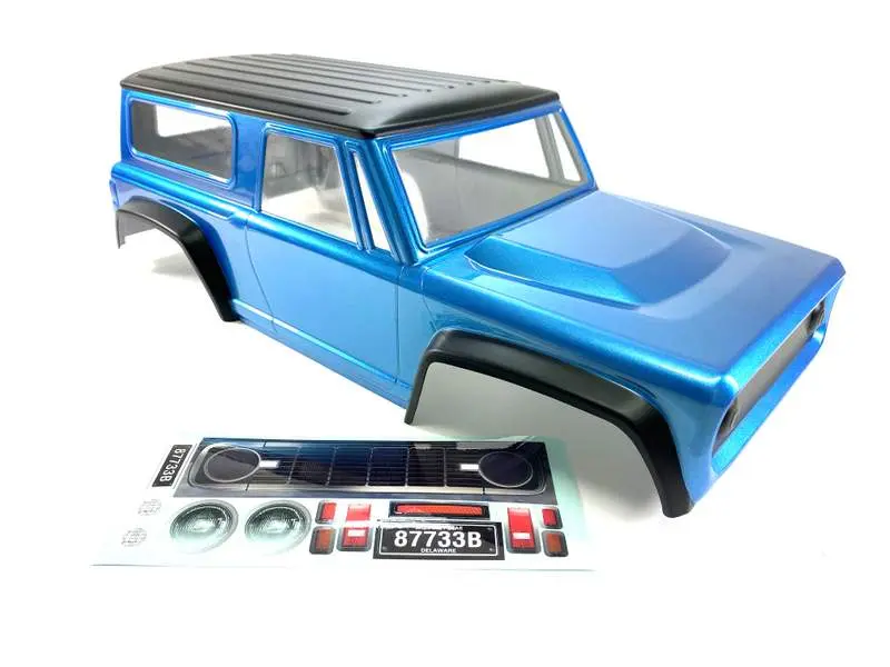 1:10 EP Crawler CR3.4 Pre-assembled Chassis incl. Body "Bronco Style" Blue – RC Crawlers