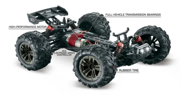 1:16 4WD High Speed Truggy RACER 2,4GHz Black/Orange – RC Buggies