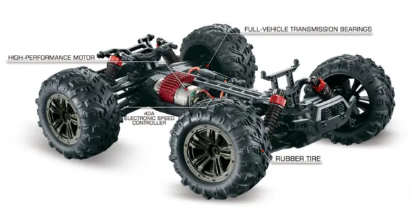 1:16 4WD High Speed Sand Buggy X TRUCK 2,4GHz Black/Blue – RC Buggies
