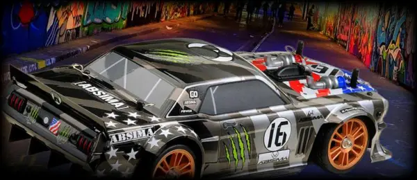 1:16 4WD BL Touring Car "FUN MAKER" stars'n grey RTR – 150-200
