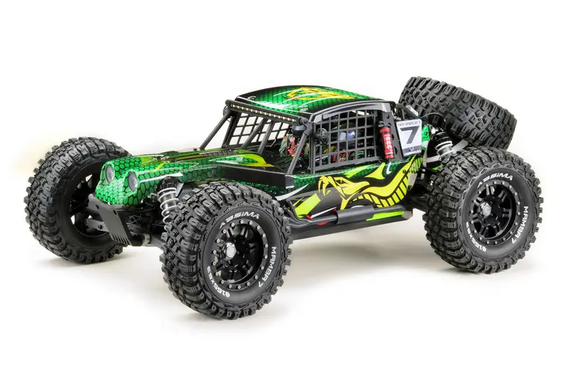 1:7 Rock Racer "MAMBA 7" GREEN-VERSION 6S BL RTR – RC Buggies