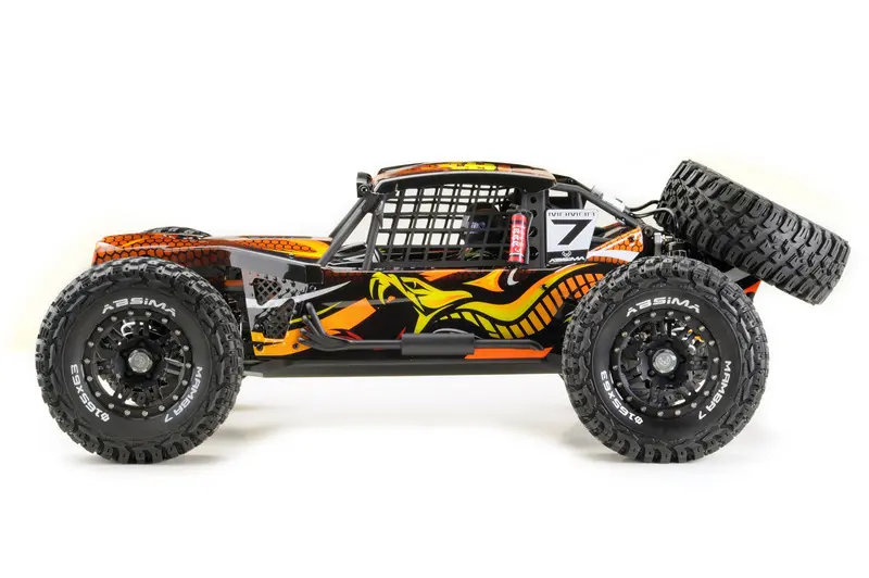 1:7 Rock Racer "MAMBA 7" ORANGE-VERSION 6S BL RTR – RC Buggies