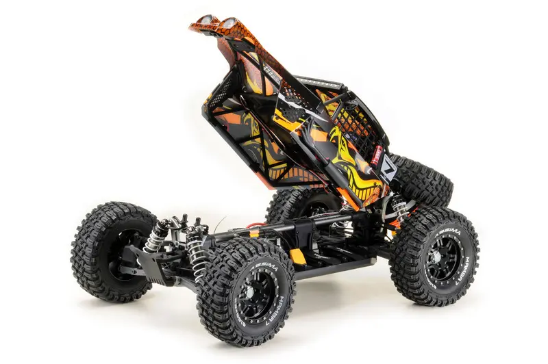 1:7 Rock Racer "MAMBA 7" ORANGE-VERSION 6S BL RTR – RC Buggies