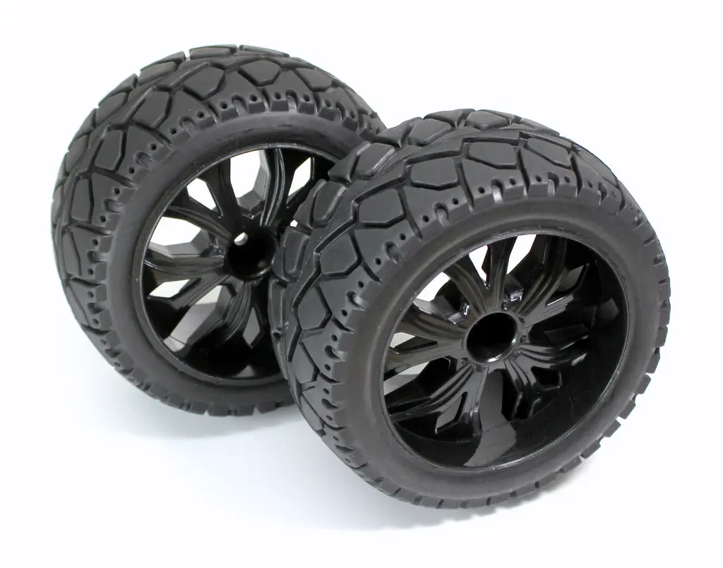 1:10 Buggy/Truggy Wheel Set "Onroad" black (2) – RC Wheels & Tyres