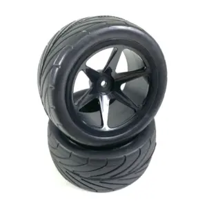 1:10 Buggy Wheel Set "6 Spoke/Street" rear black (2) – RC Wheels & Tyres
