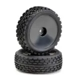1:10 Buggy Wheel Set "Disc/Offroad" front black (2) – RC Wheels & Tyres