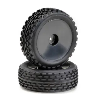 1:10 Buggy Wheel Set "Disc/Offroad" front black (2) – RC Wheels & Tyres