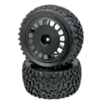 1:10 Buggy Wheel Set "Maxi Block" rear black (2) – RC Wheels & Tyres
