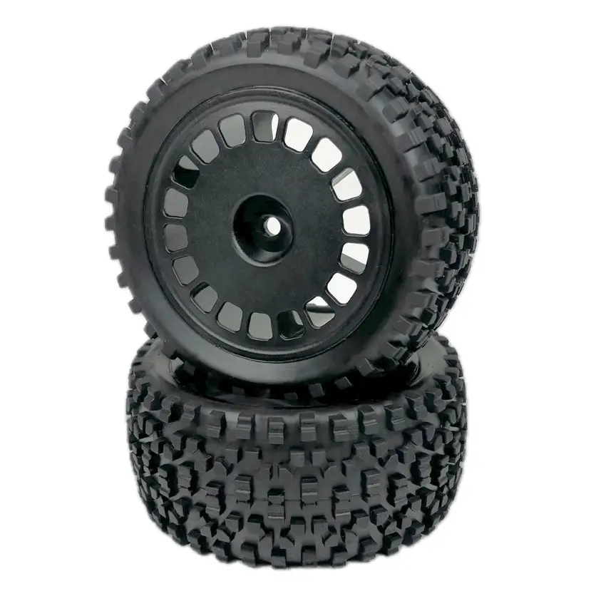 1:10 Buggy Wheel Set "Maxi Block" rear black (2) – RC Wheels & Tyres