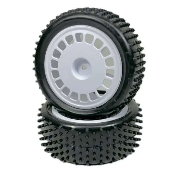 1:10 Buggy Wheel Set "Mini Pin" front white (2) – RC Wheels & Tyres