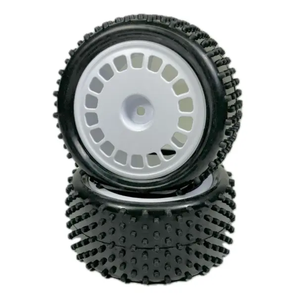 1:10 Buggy Wheel Set "Mini Pin" rear white (2) – RC Wheels & Tyres