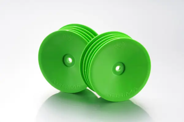 1:10 Off-Road 2WD racing front rims 12mm green (2) – RC Wheels & Tyres
