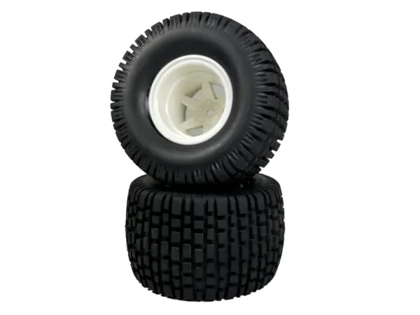 1:10 Wheel Set "Monster Block Balloon Wheels" white (2) – RC Wheels & Tyres