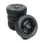 1:10 Wheel Set ""Rallye Street Design"" black (4) – RC Wheels & Tyres
