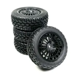 1:10 Wheel Set ""Rallye Street Design"" black (4) – RC Wheels & Tyres