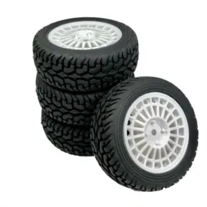 1:10 Wheel Set ""Rallye Street Design"" white (4) – RC Wheels & Tyres