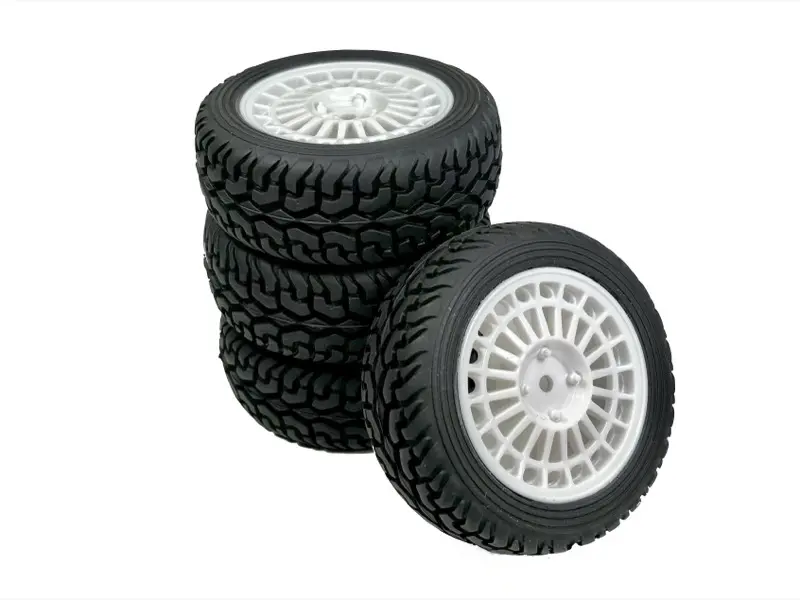 1:10 Wheel Set ""Rallye Street Design"" white (4) – RC Wheels & Tyres