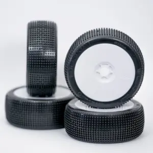 1:8 BUGGY STORM HARD PRE-MOUNTED WHITE 2PCS ""B1COMPOUND"" – RC Wheels & Tyres