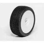 1:8 BUGGY VULCANO HARD PRE-MOUNTED WHITE 2PCS ""B1COMPOUND"" – RC Wheels & Tyres