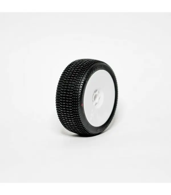 1:8 BUGGY WIND HARD PRE-MOUNTED WHITE 2PCS ""B1COMPOUND"" – RC Wheels & Tyres