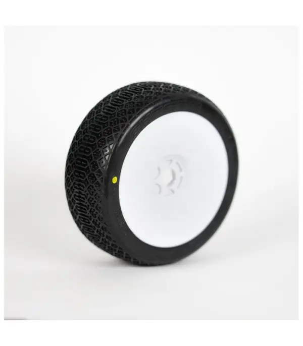 1:8 Buggy CHESTE SUPER SOFT "V2" pre-mounted white (2) – RC Wheels & Tyres