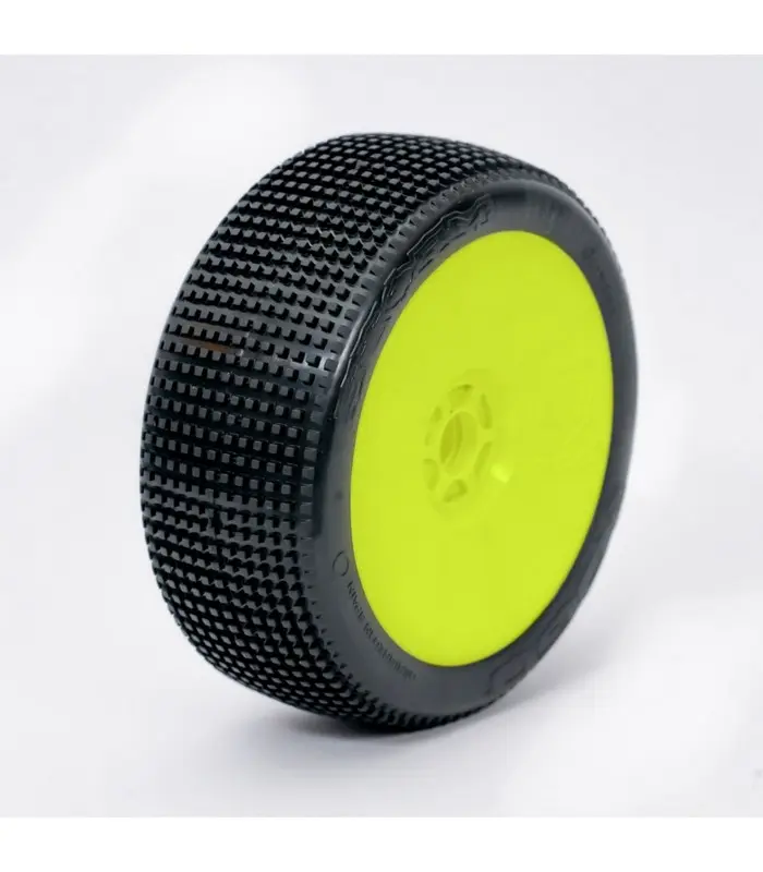 1:8 Buggy STORM HARD "V2" pre-mounted yellow (2) – RC Wheels & Tyres