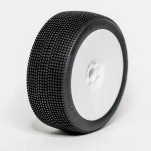 1:8 Buggy VULCANO SUPER SOFT pre-mounted white ""B1COMP"" (2) – RC Wheels & Tyres