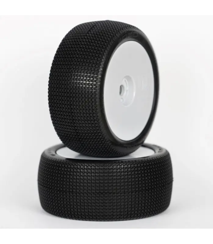 1:8 Truggy TWISTER CLAY pre-mounted white (2) – RC Wheels & Tyres