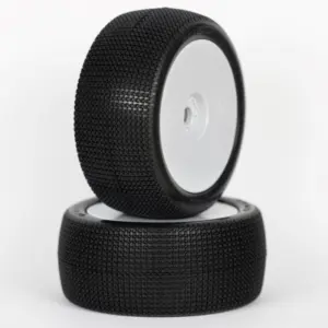 1:8 Truggy TWISTER MEDIUM/SOFT pre-mounted white ""B1COMP"" (2) – RC Wheels & Tyres