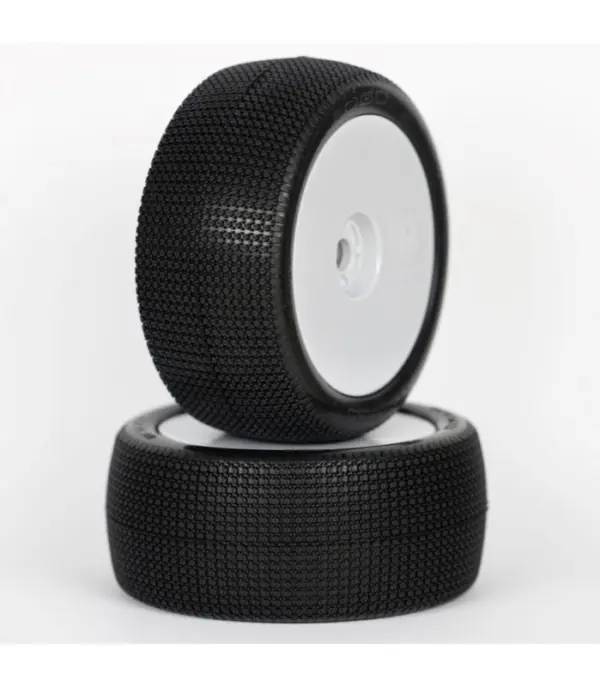 1:8 Truggy TWISTER SOFT "V2" pre-mounted white (2) – RC Wheels & Tyres