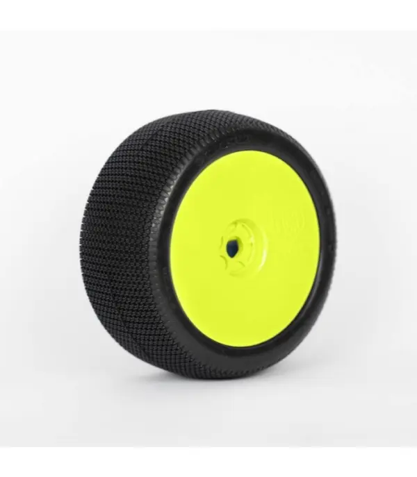 1:8 Truggy TWISTER SUPER SOFT pre-mounted yellow ""B1COMP"" (2) – RC Wheels & Tyres