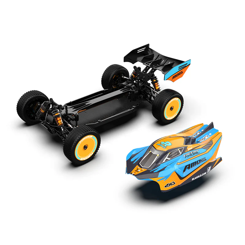 Rlaarlo AM-X12 High Performance RC Car (Orange) (Roller only) – RC Buggies
