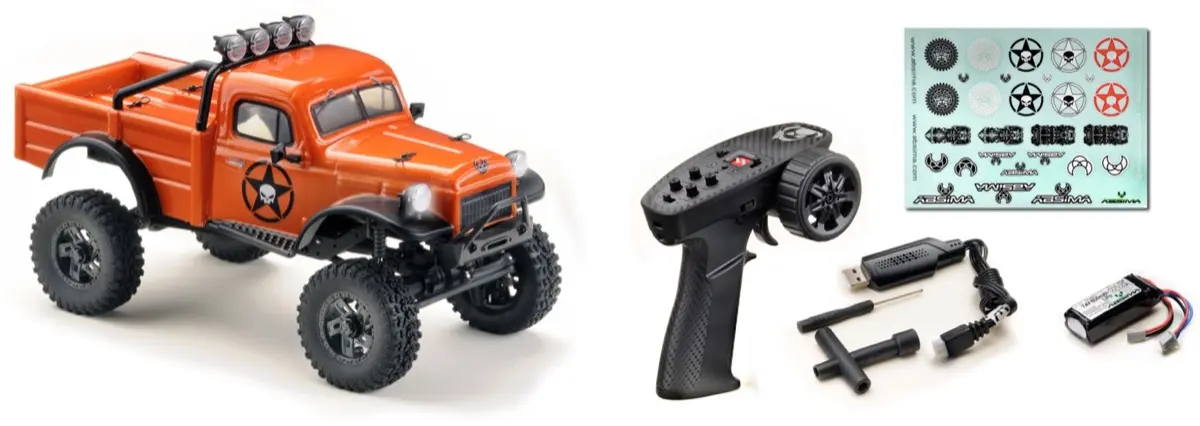 1:18 EVO Crawler "Power Wagon V2" 2-gear orange RTR – RC Crawlers