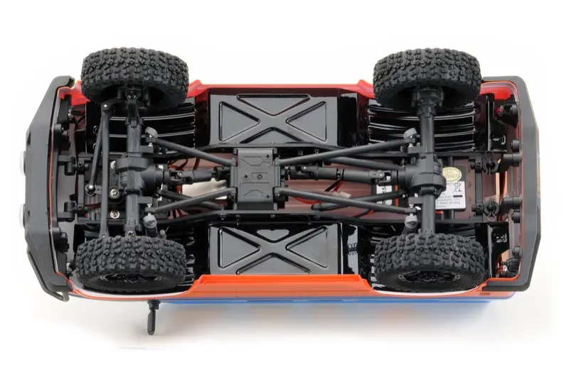 1:18 EVO Crawler "Rock Van V2" 2-gear blue/orange RTR – 1/18th