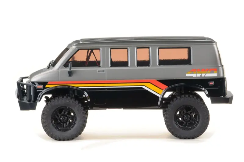 1:18 EVO Crawler "Rock Van V2" 2-gear gunmetal RTR – 1/18th