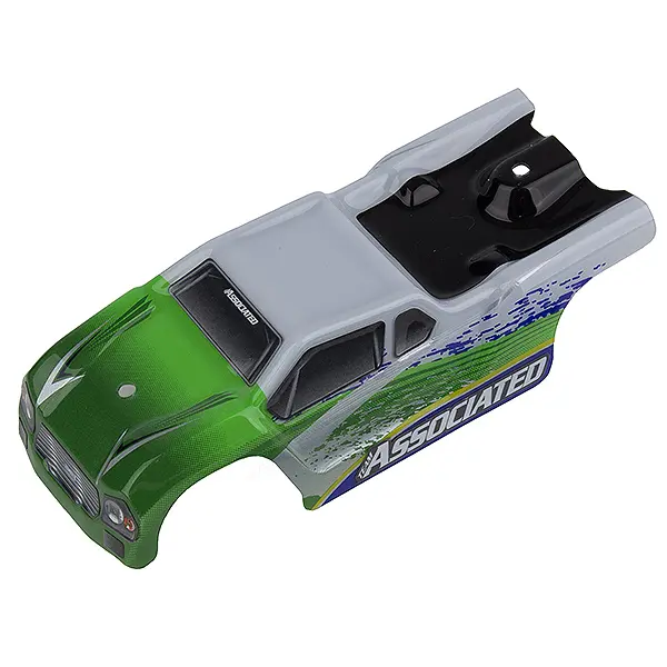 Associated Tr28 Body White/ Green – Team Associated Parts