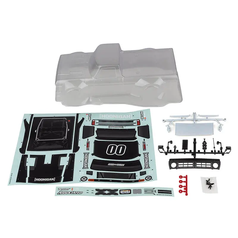 Team Associated Reflex 14R Hoonitruck Body Set Clear – Team Associated Parts