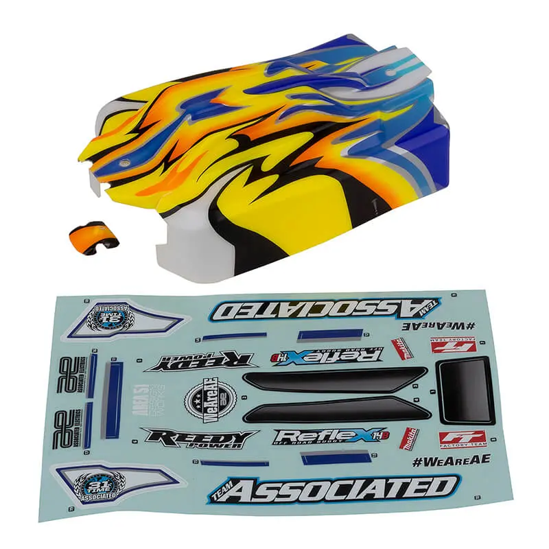 Team Associated Reflex 14B Ongaro Bodyshell Set Painted – Team Associated Parts