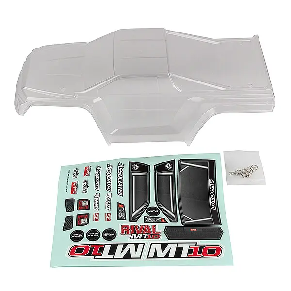 Team Associated Rival Mt10 V2 Clear Bodyshell – Team Associated Parts