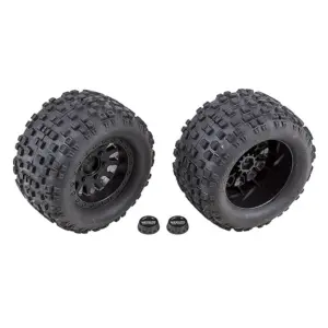 Team Associated Rival Mt10 Blk Method Wheels/Tyres Mounted – Team Associated Parts