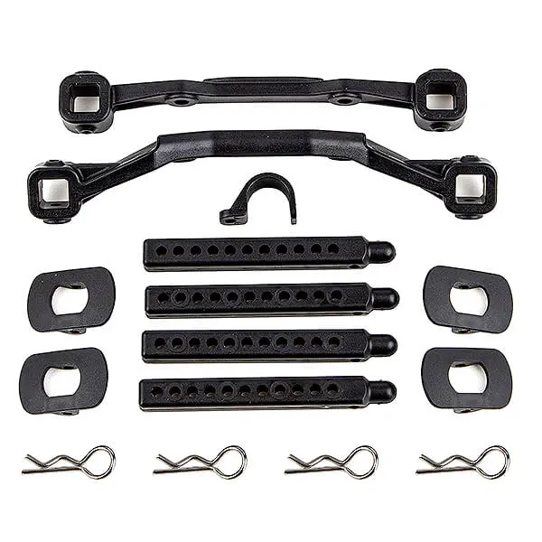 Team Associated Rival Mt8 Body Mount Set – Team Associated Parts