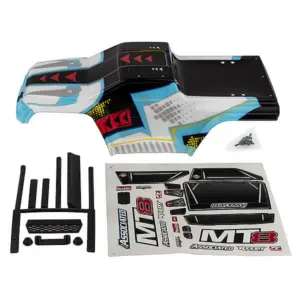 Team Associated Rival Mt8 Body Set, Painted – Team Associated Parts