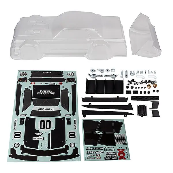 Team Associated Apex 2 Hoonicorn Body Set Clear – Team Associated Parts