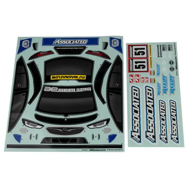 Team Associated Apex 2 Sport St550 Decal Sheet – Team Associated Parts