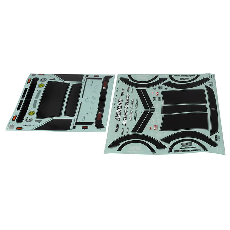 Team Associated Apex 2 Sport Datsun 620 Decal Sheet – Team Associated Parts